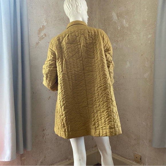 Vintage Mustard Coat Jacket - Picture 2 of 10